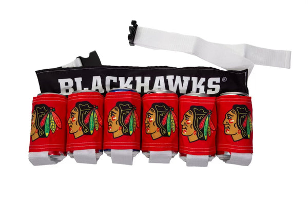Officially Licensed NHL 6 Pack Beer Belt - Chicago Blackhawks