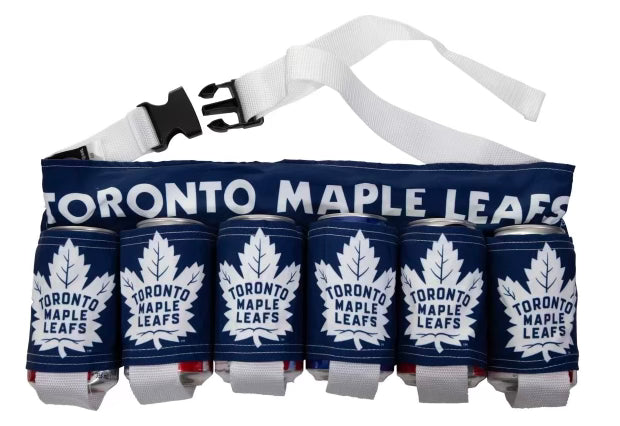 Officially Licensed NHL 6 Pack Beer Belt - Toronto Maple Leafs