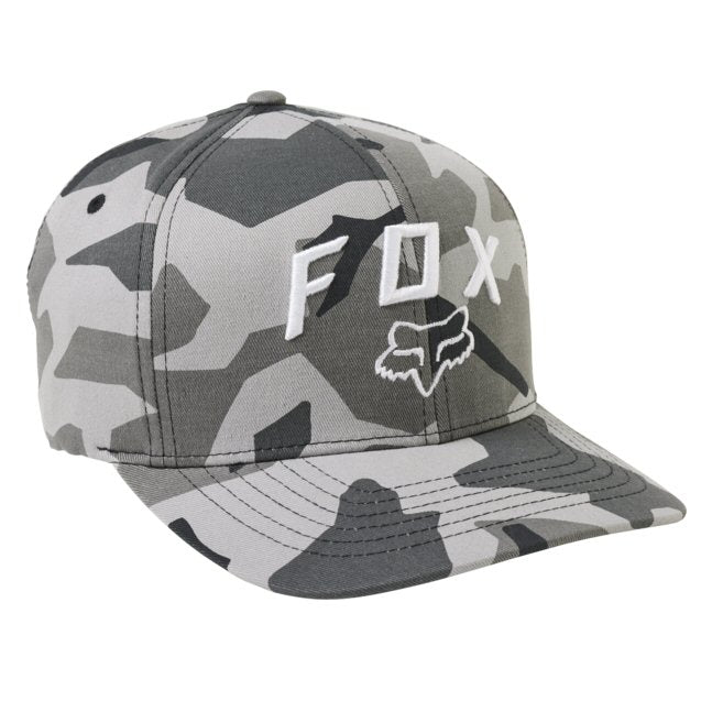 Fox Racing BNKR Flexfit Hat - Black Camouflage