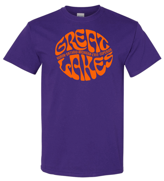Great Lakes Groovy Wave Graphic T-Shirt