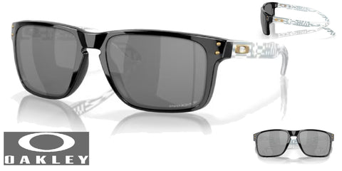 Oakley® Holbrook™ Introspect Collection Sunglasses - Black Frame/Prizm Black Polarized Lenses