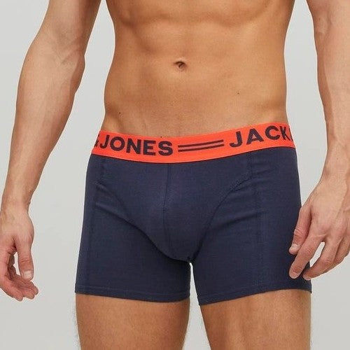 Jack & Jones Men's 3 Pack Cotton Trunks - Linchfield