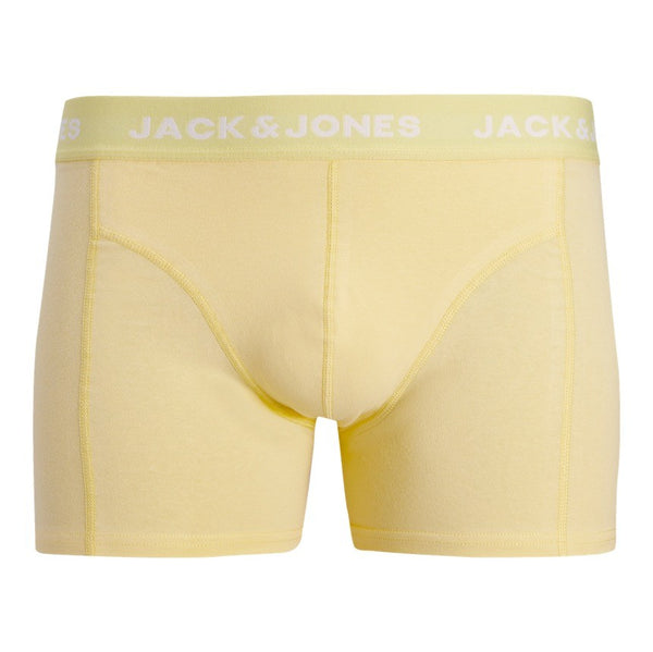 Jack & Jones Men's 3 Pack Cotton Trunks - Denim Dog