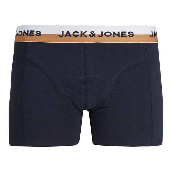 Jack & Jones Men's 3 Pack Cotton Trunks - Heric