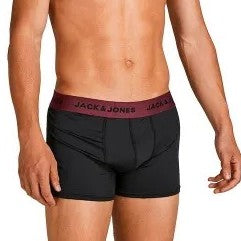 Jack & Jones Men's 3 Pack Microfibre Trunks - Flower