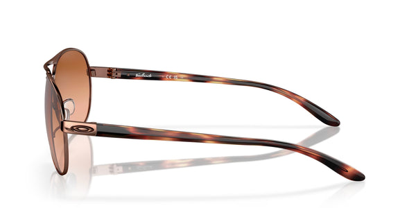 Oakley® Feedback Women's Sunglasses - Rose Gold Frame/VR50 Brown Gradient Lenses