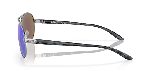 Oakley® Feedback™ Women's Sunglasses - Polished Chrome Frame/Prizm Sapphire Iridium Polarized Lenses