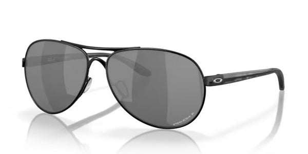 Oakley® Feedback Women's Sunglasses - Polished Black Frame/Prizm Black Polarized Lenses