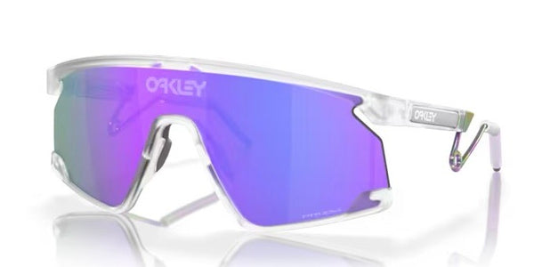 Oakley® BXTR™ Sunglasses - Metal Matte Clear Frame/Prizm Violet Lenses