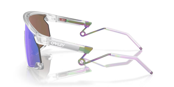 Oakley® BXTR™ Sunglasses - Metal Matte Clear Frame/Prizm Violet Lenses
