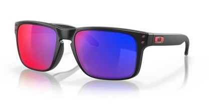 Oakley® Holbrook™ Sunglasses - Matte Black Frame/Positive Red Iridium Lenses