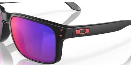 Oakley® Holbrook™ Sunglasses - Matte Black Frame/Positive Red Iridium Lenses