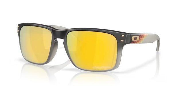 Oakley® Holbrook™ Troy Lee Designs Sunglasses - Black Fade Frame/Prizm 24K Polarized Lenses