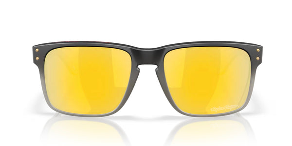 Oakley® Holbrook™ Troy Lee Designs Sunglasses - Black Fade Frame/Prizm 24K Polarized Lenses