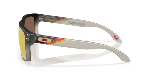 Oakley® Holbrook™ Troy Lee Designs Sunglasses - Black Fade Frame/Prizm 24K Polarized Lenses