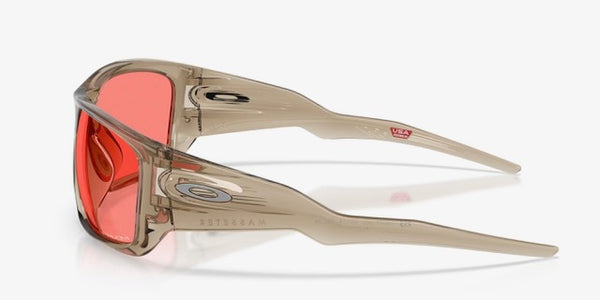 Oakley® Masseter™ Sunglasses - Transparent Sand Frame/Prizm Peach Lenses