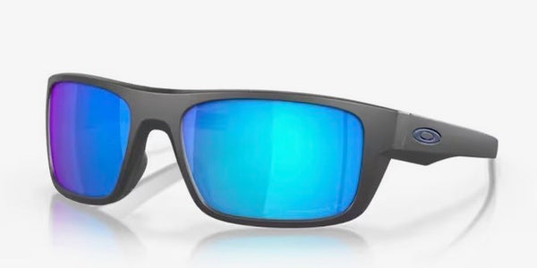 Oakley® Drop Point™ Sunglasses - Matte Dark Grey Frame/Prizm Sapphire Iridium Polarized Lenses