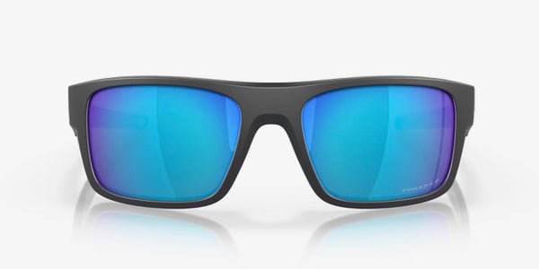 Oakley® Drop Point™ Sunglasses - Matte Dark Grey Frame/Prizm Sapphire Iridium Polarized Lenses