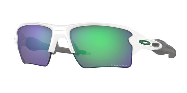 Oakley® Flak® 2.0 XL Sunglasses - Polished White Frame/Prizm Jade Lenses