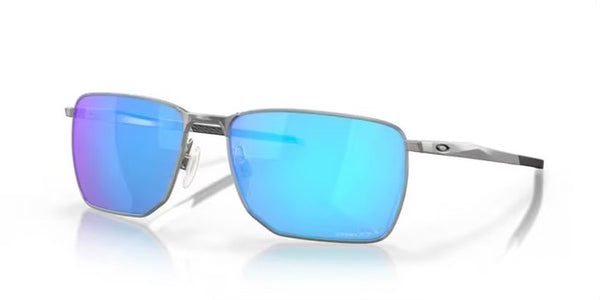 Oakley® Ejector™ Sunglasses - Satin Chrome Frame/Prizm Sapphire Lenses