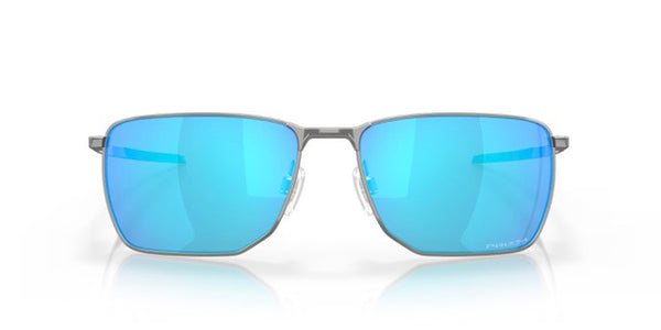 Oakley® Ejector™ Sunglasses - Satin Chrome Frame/Prizm Sapphire Lenses