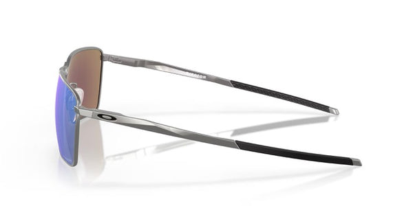 Oakley® Ejector™ Sunglasses - Satin Chrome Frame/Prizm Sapphire Lenses