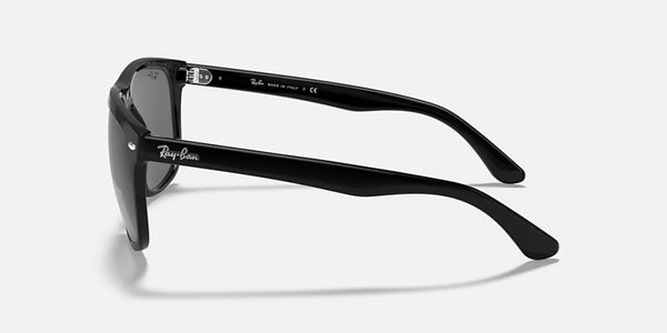 Ray-Ban® Boyfriend™ Sunglasses Polished Black Frame/Dark Grey Lenses