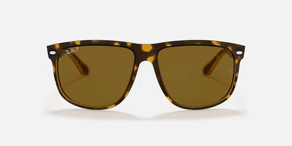 Ray-Ban® Boyfriend™ Sunglasses Light Havana Frame/Brown Polarized Lenses