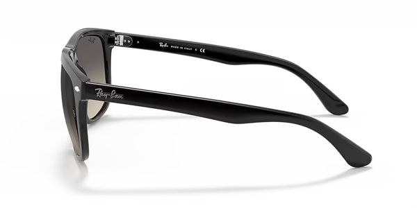 Ray-Ban® Boyfriend™ Sunglasses Matte Black Frame/Grey Gradient Dark Grey Lenses