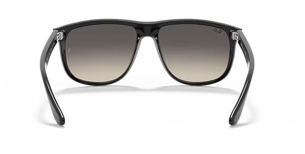 Ray-Ban® Boyfriend™ Sunglasses Matte Black Frame/Grey Gradient Dark Grey Lenses