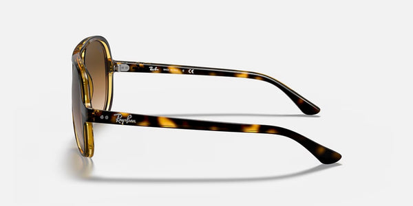 Ray-Ban® Cats 5000 Classic™ Sunglasses - Polished Light Havana Frame/Light Brown Gradient Lenses