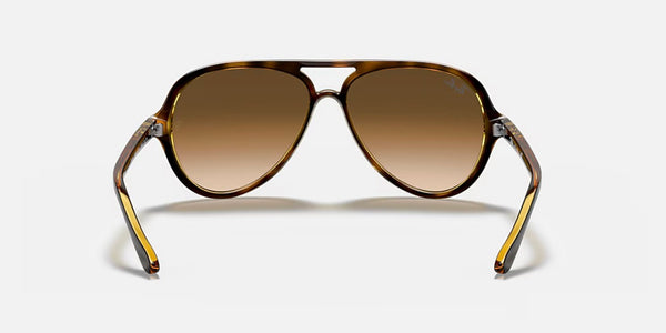 Ray-Ban® Cats 5000 Classic™ Sunglasses - Polished Light Havana Frame/Light Brown Gradient Lenses