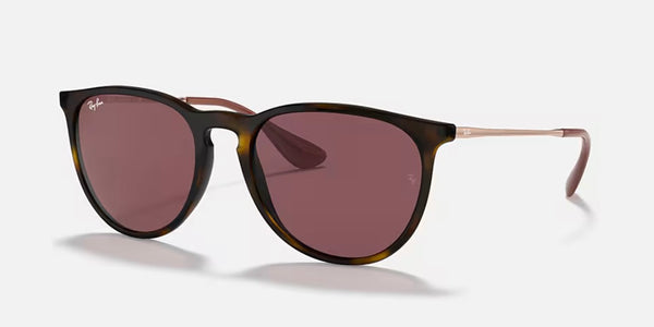 Ray-Ban® Erika™ Sunglasses - Polished Havana Frame/Dark Violet Lenses