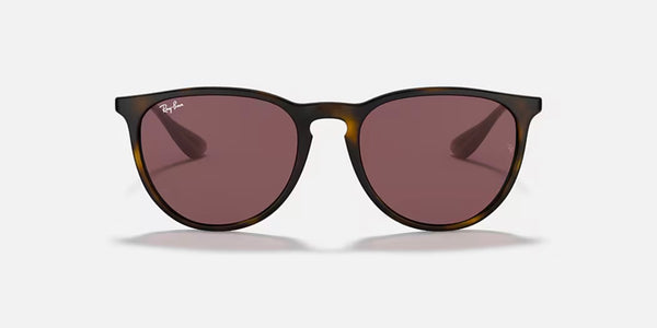 Ray-Ban® Erika™ Sunglasses - Polished Havana Frame/Dark Violet Lenses