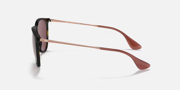 Ray-Ban® Erika™ Sunglasses - Polished Havana Frame/Dark Violet Lenses