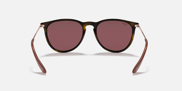 Ray-Ban® Erika™ Sunglasses - Polished Havana Frame/Dark Violet Lenses