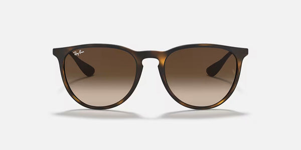 Ray-Ban® Erika™ Sunglasses - Matte Rubber Havana Frame/Brown Gradient Lenses