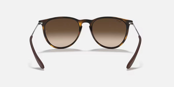 Ray-Ban® Erika™ Sunglasses - Matte Rubber Havana Frame/Brown Gradient Lenses