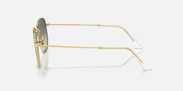 Ray-Ban® Hexagonal™ Sunglasses - Polished Arista Gold Frame/Vintage Green Lenses