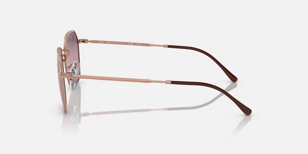 Ray-Ban® Jim™ Sunglasses - Polished Rose Gold Frame/Gold-Red Polarized Lenses