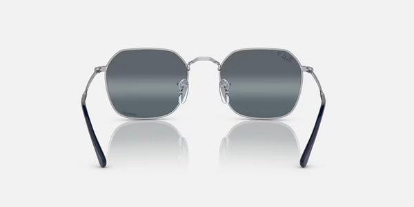 Ray-Ban® Jim™ Sunglasses - Polished Silver Frame/Silver-Blue Polarized Lenses