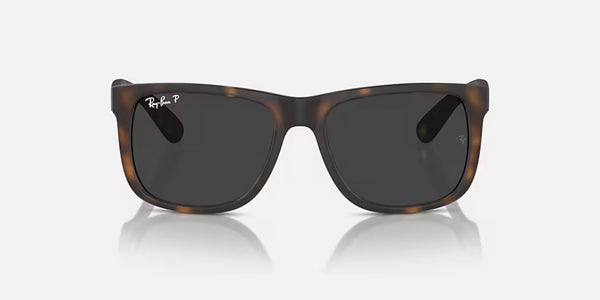 Ray-Ban® Justin™ Sunglasses - Matte Havana Frame/Dark Grey Polarized Lenses