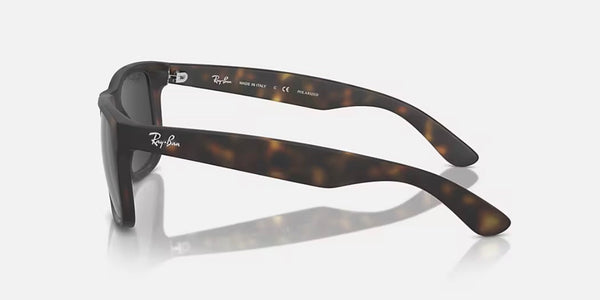 Ray-Ban® Justin™ Sunglasses - Matte Havana Frame/Dark Grey Polarized Lenses