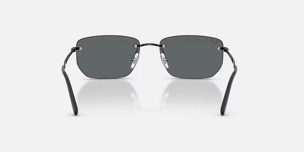 Ray-Ban® RB3768™ Sunglasses - Polished Black Frame/Dark Grey Polarized Lenses
