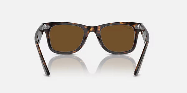 Ray-Ban® Original Wayfarer Classic™ Sunglasses - Polished Tortoise Frame/Brown Polarized Lenses