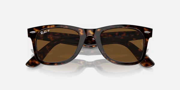 Ray-Ban® Original Wayfarer Classic™ Sunglasses - Polished Tortoise Frame/Brown Polarized Lenses