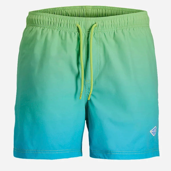 Jack & Jones Maui Horizon Swim Short - Bright Lime Green