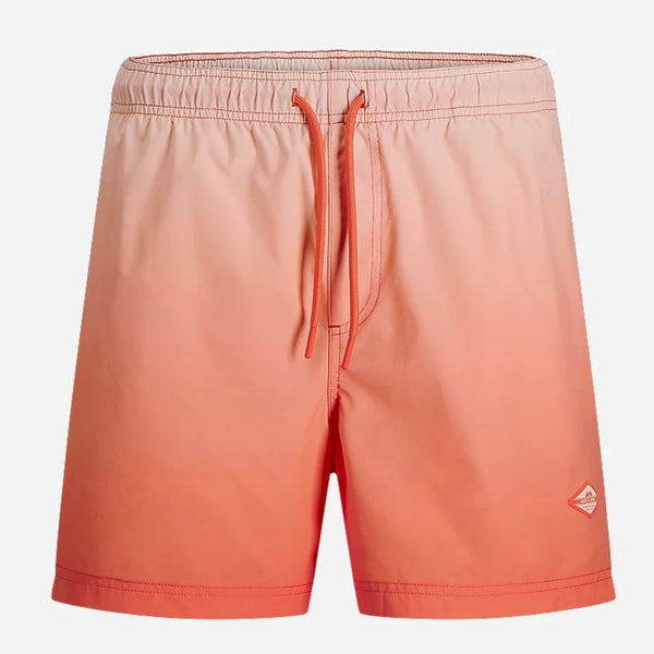 Jack & Jones Maui Horizon Swim Short - Hot Coral
