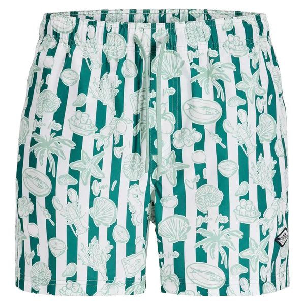 Jack & Jones Maui Vibes Swim Short - Granite Green