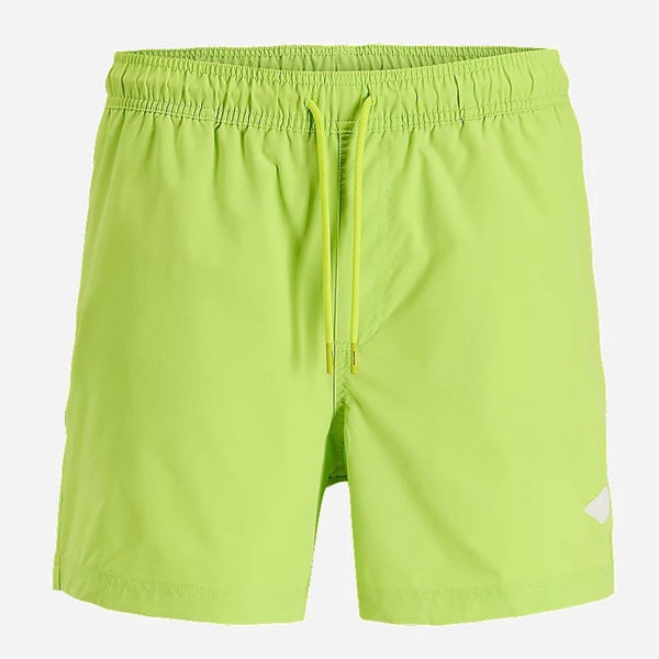 Jack & Jones Maui Tropic Swim Short - Bright Lime Green